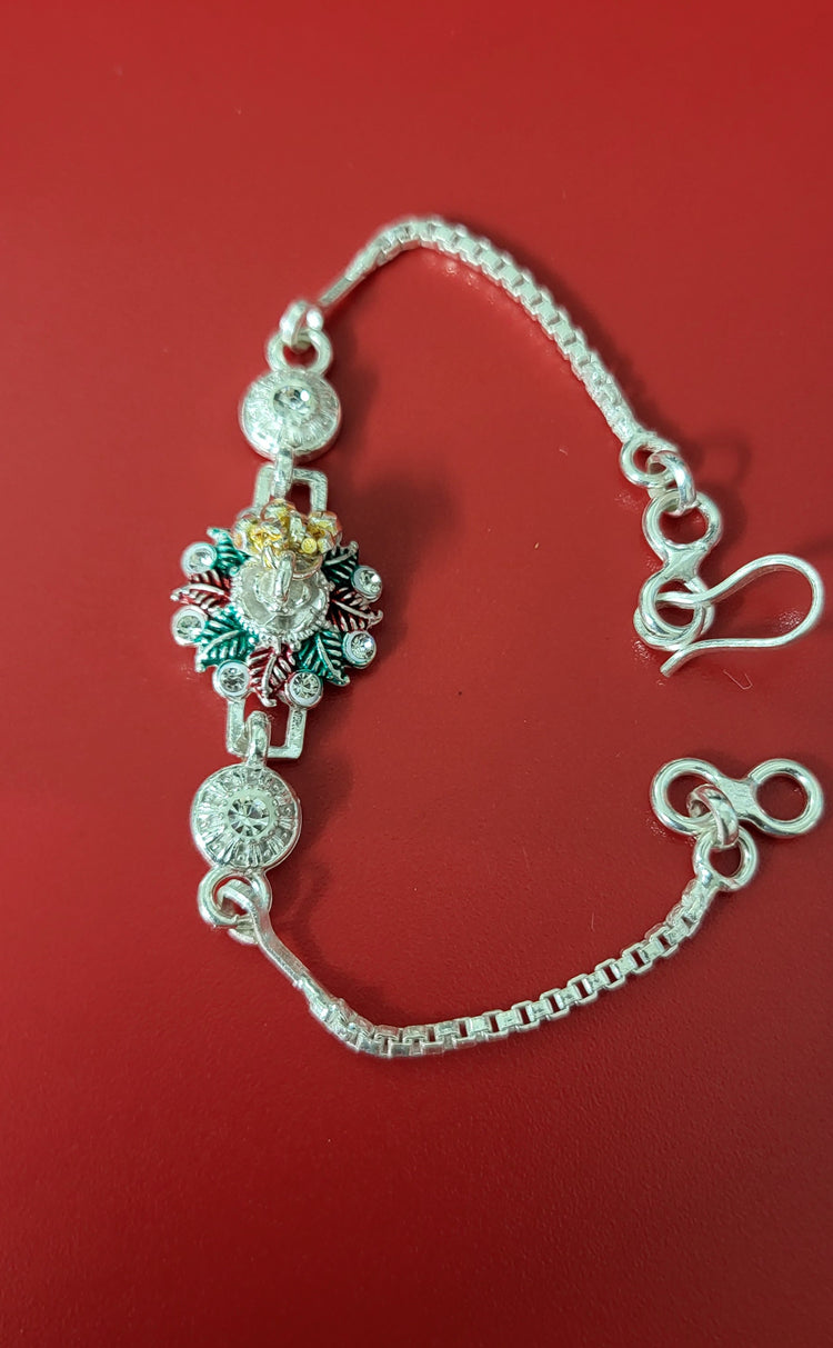 Silver Baby shower Rakhi