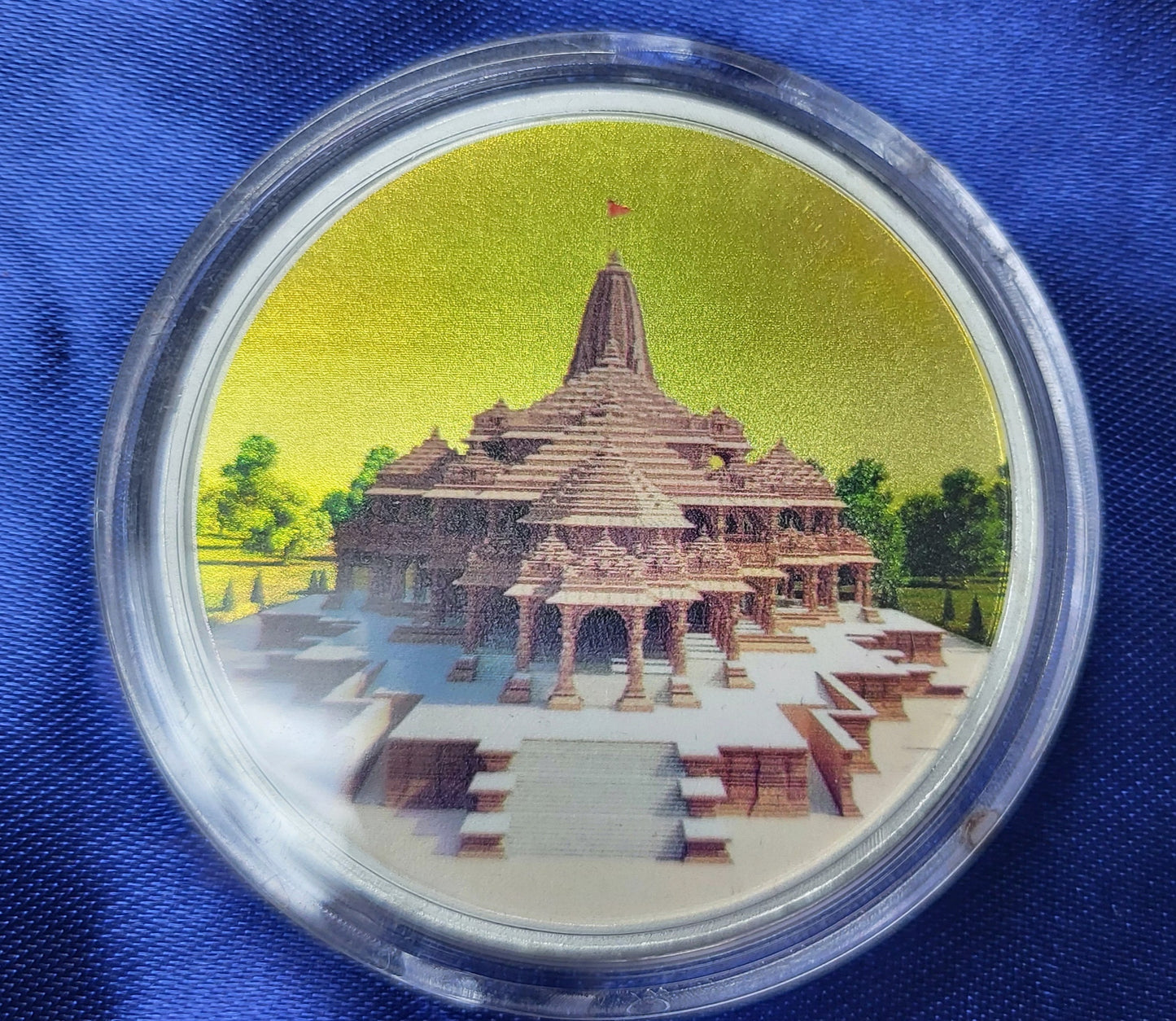 50 Grams Ram Pariwaar Silver Coin