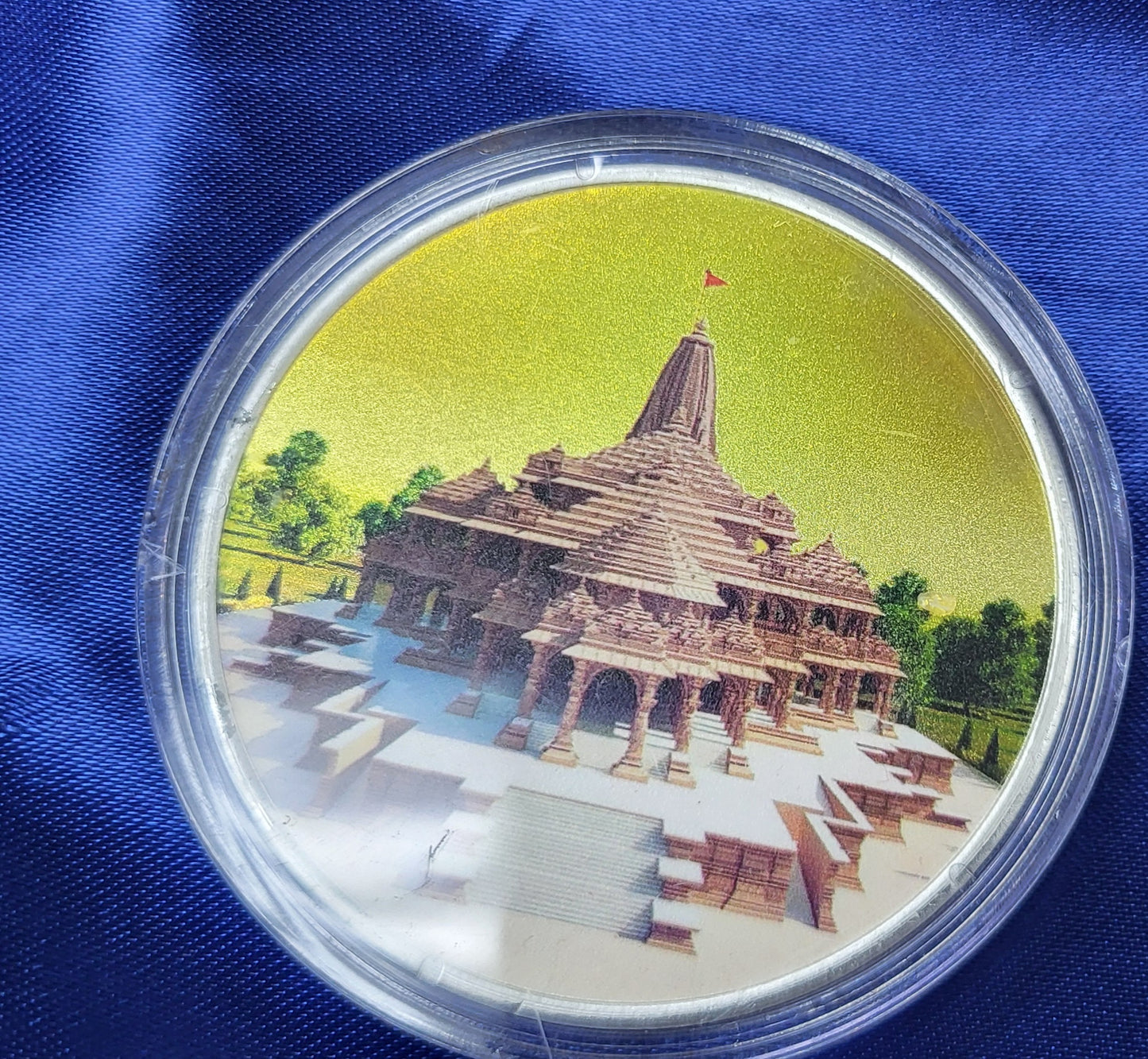 100 Grams Ram Pariwaar Silver Coin