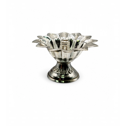 Silver Akhand Deep / Diya