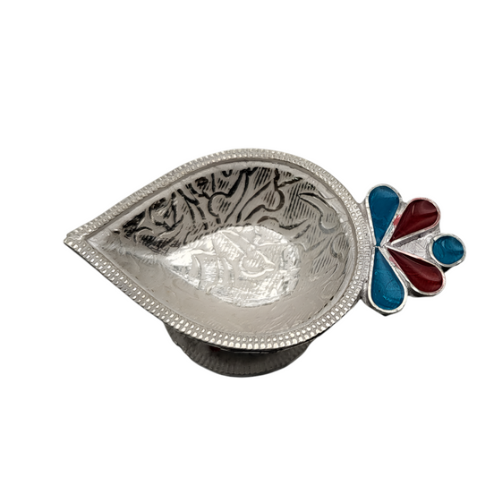 Silver deep or diya