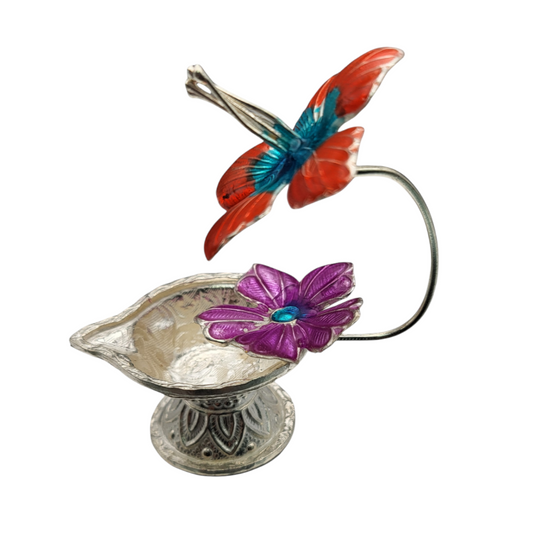 Silver fancy deep/ diya