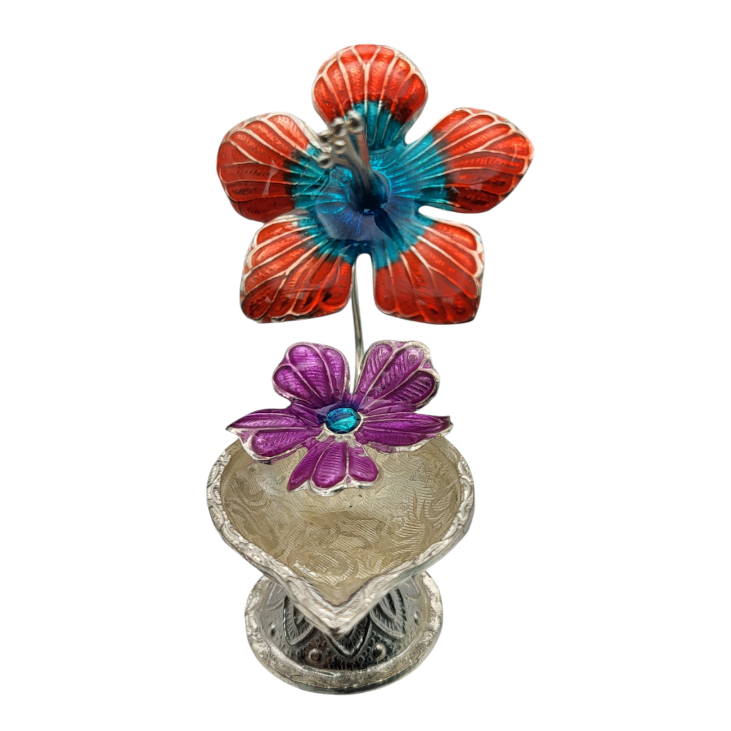 Silver fancy deep/ diya