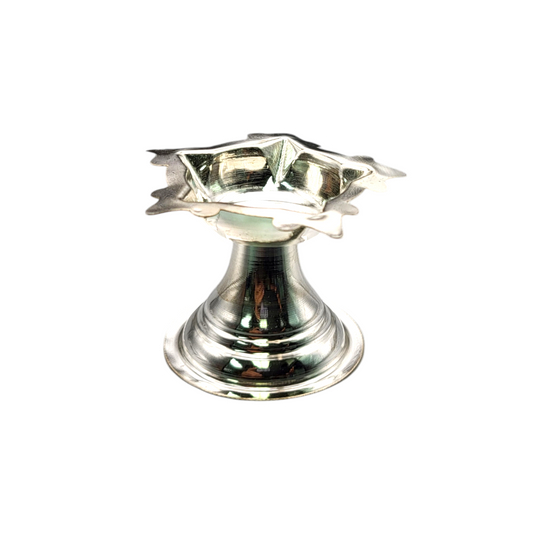 Silver diya / lamp / DEEP