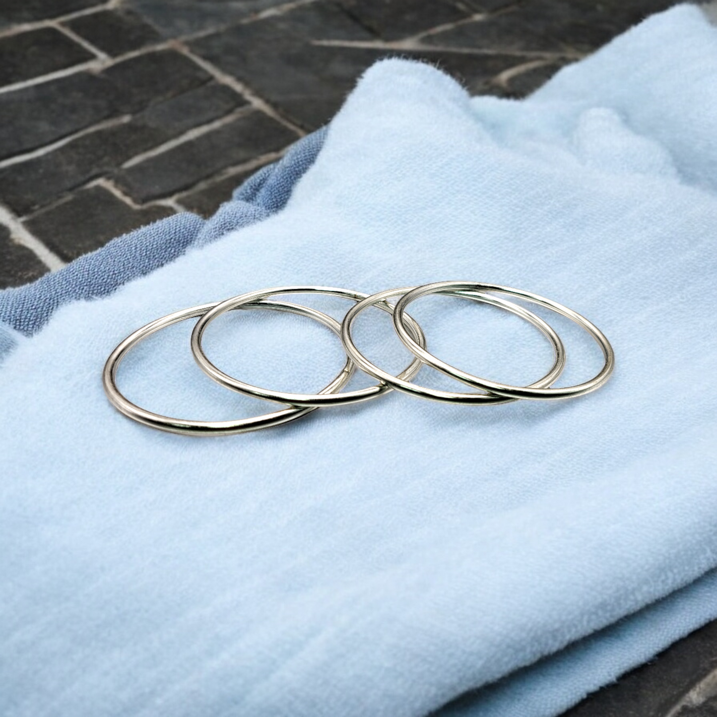 Silver Bangles