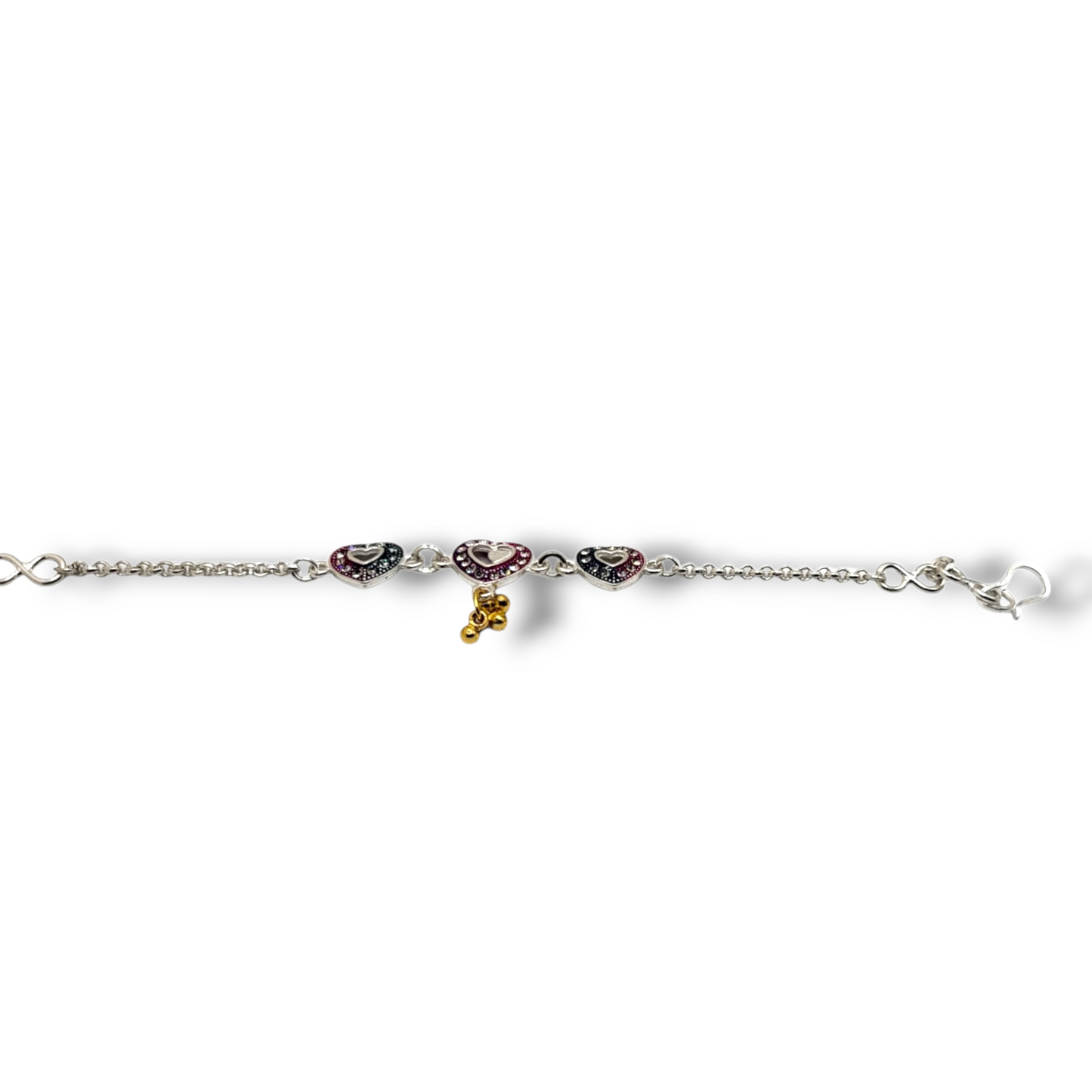 Baby shower Rakhi in silver