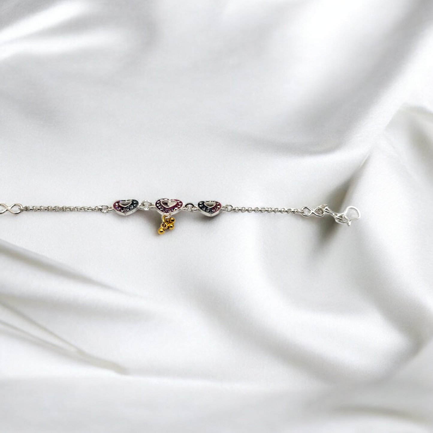 Baby shower Rakhi in silver