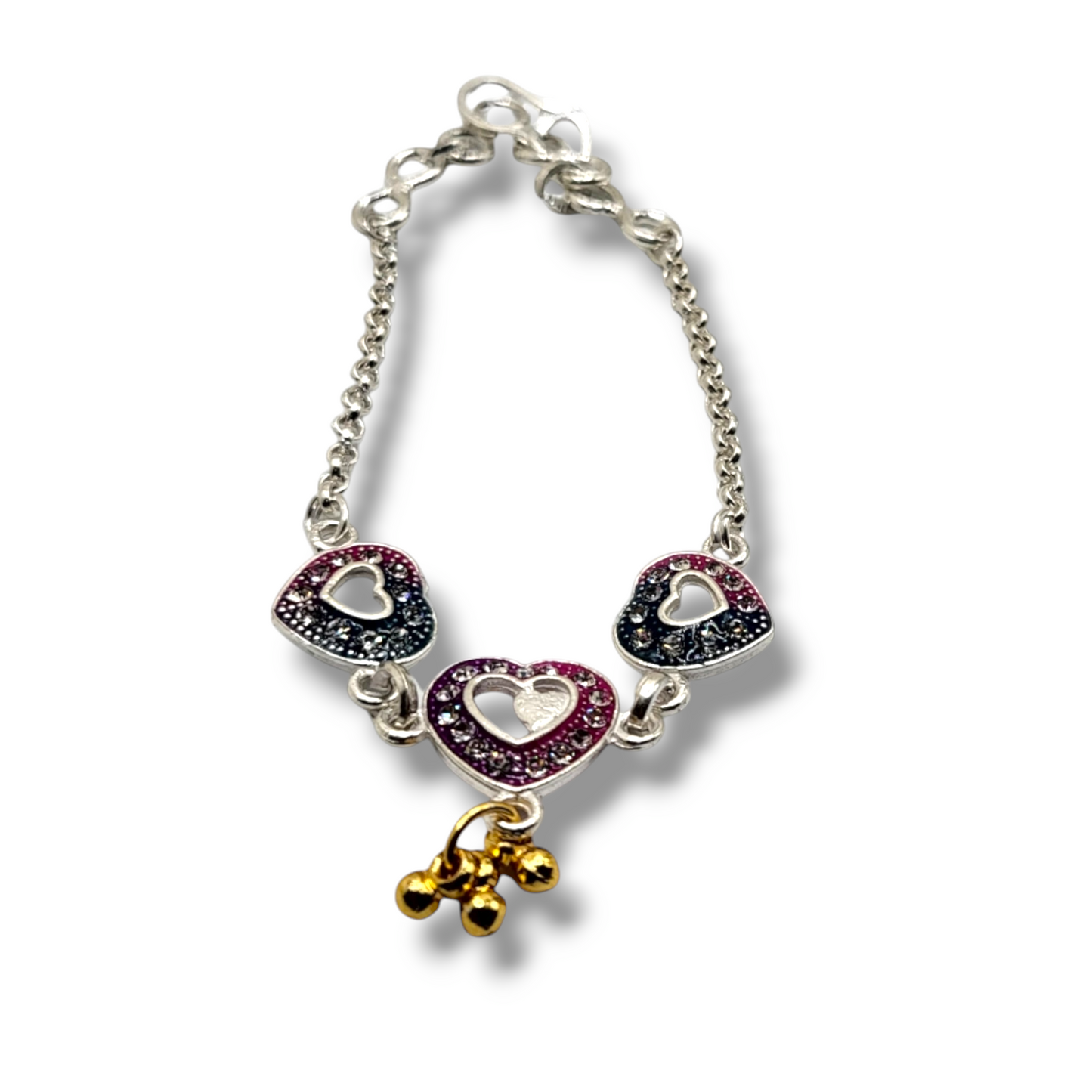 Baby shower Rakhi in silver