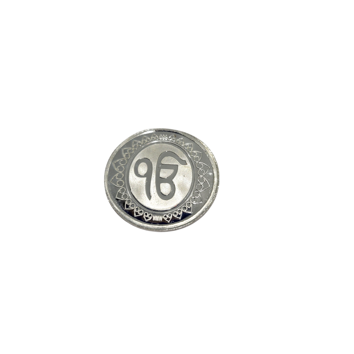 Silver Coin With Shree Guru Nanak Sahib