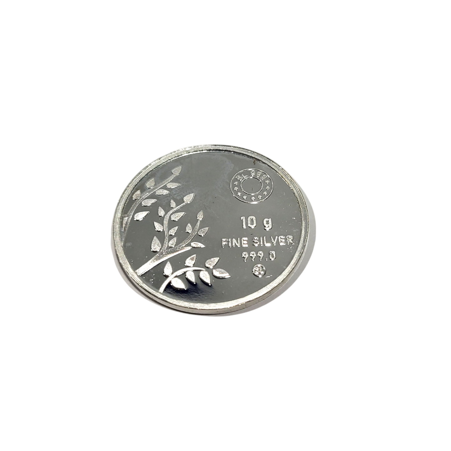 Silver Coin With Shree Swaminarayan Print