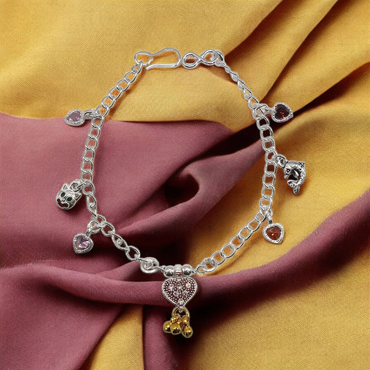 Shona Spark Silver Baby Shower Rakhi