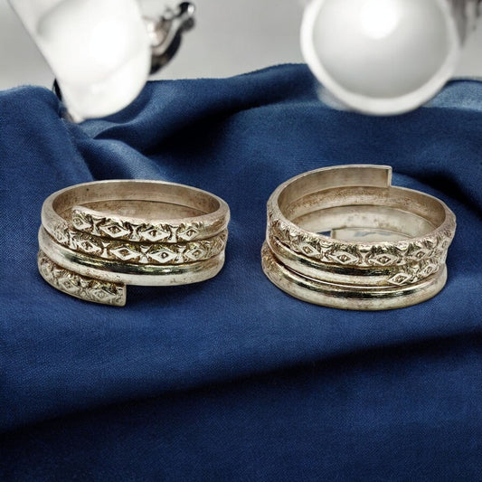 Boho Twist Toe Rings