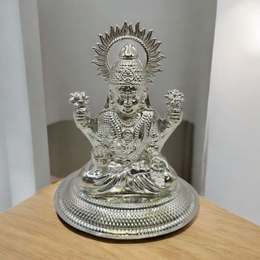 Silver Lakshmi Blessings Idol