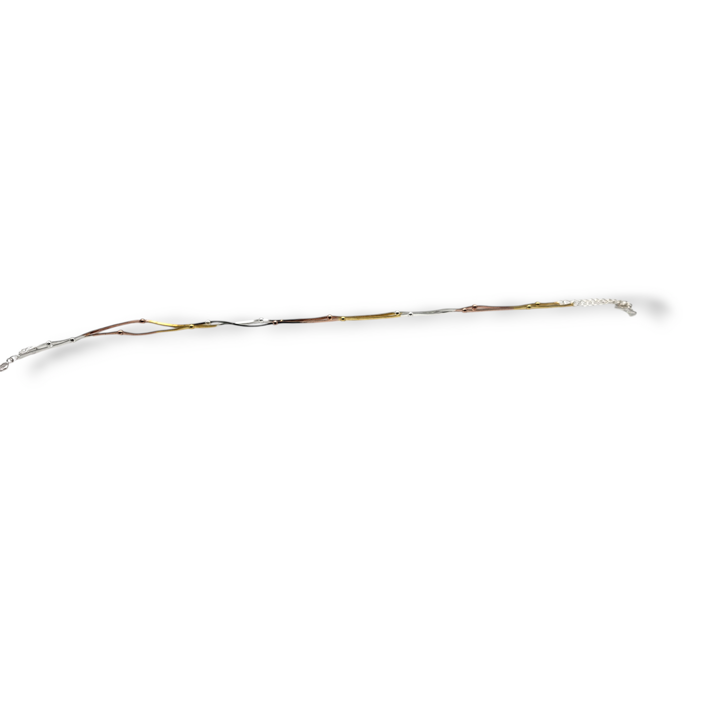 Italian silver anklet