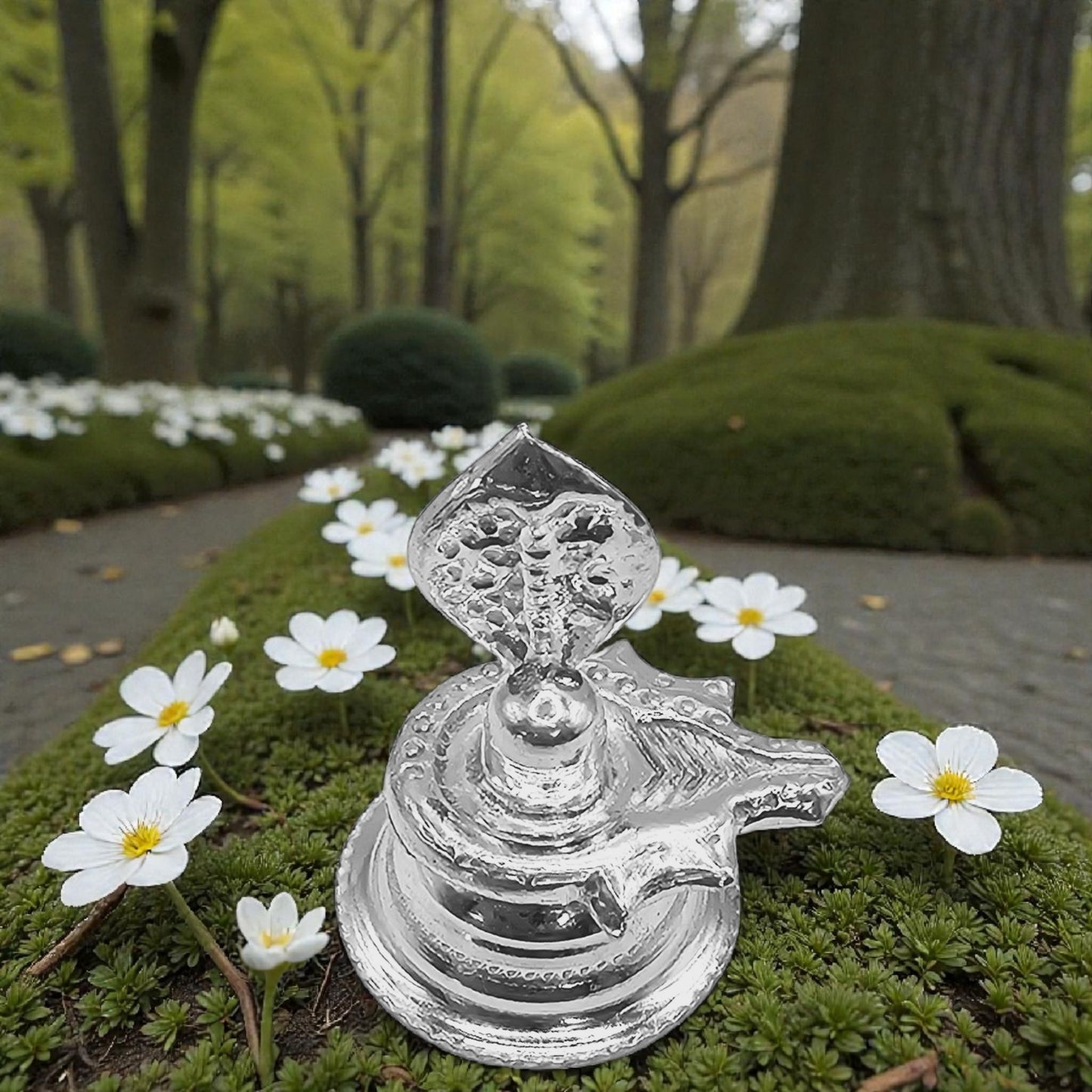 Mahadev Blessings Silver Shivling