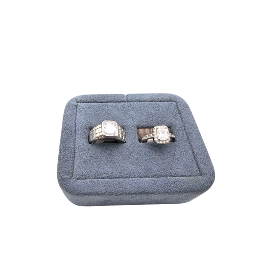SILBER WEDDING COUPLE RING