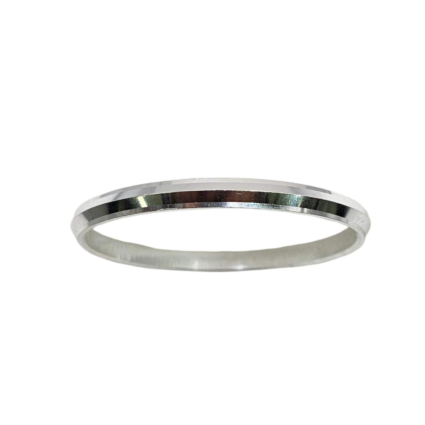 Silver Veer Punjabi Mens Jointless Kada