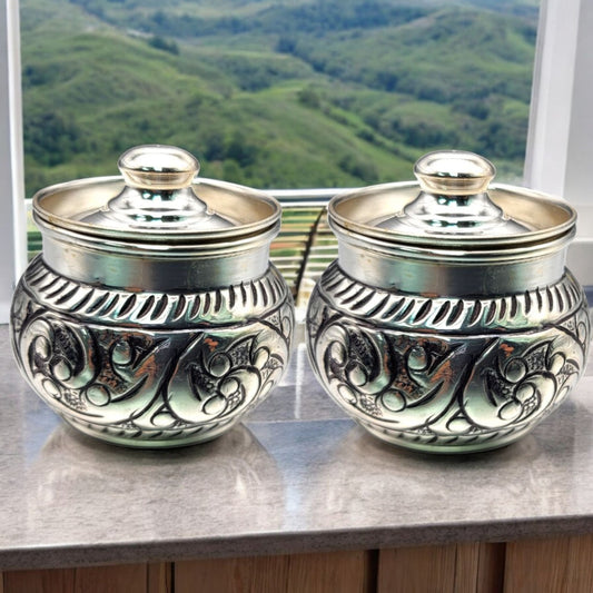 Aaradhya Silver Kalash Set