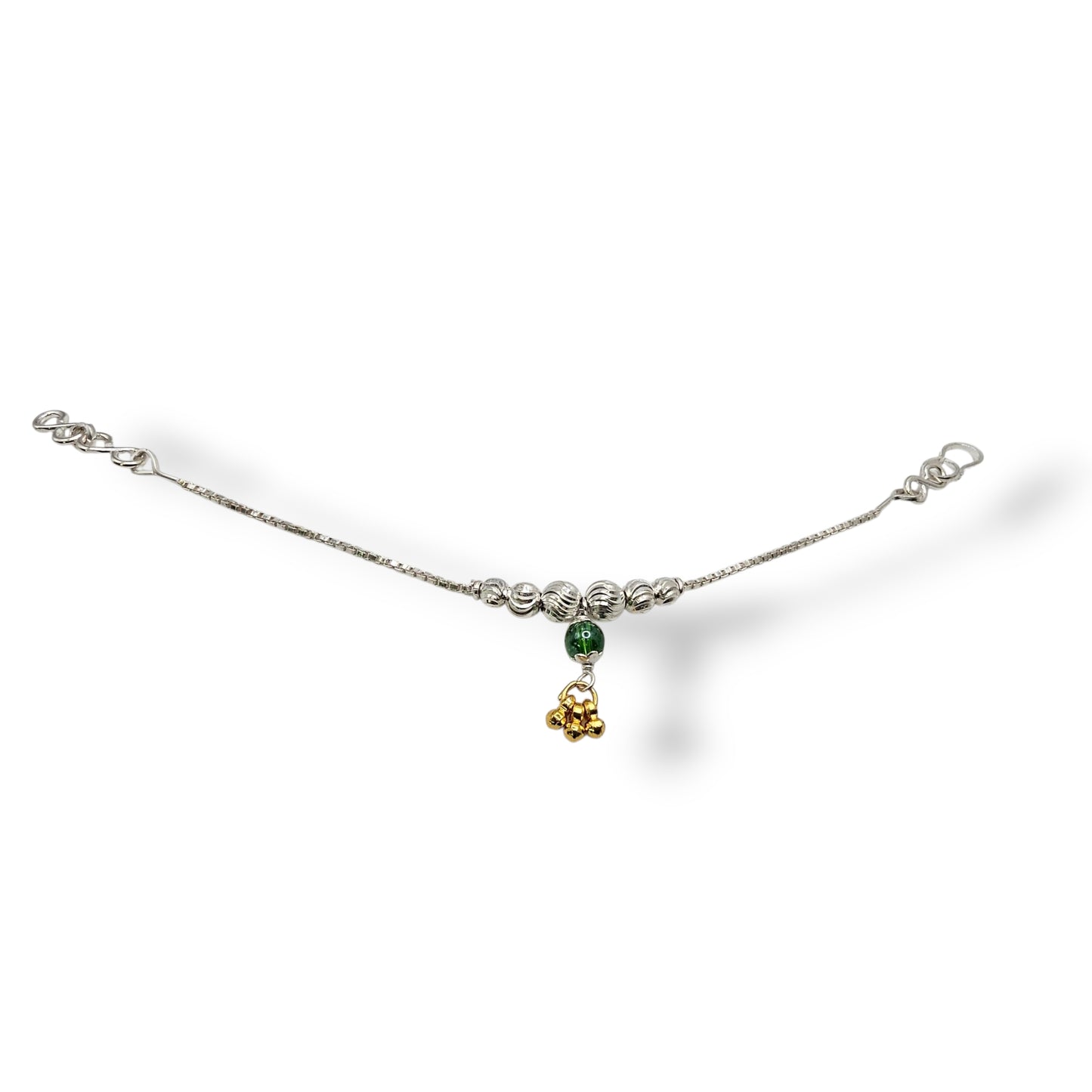 Traditional Silver Godh Bharai Baby Shower Rakhi