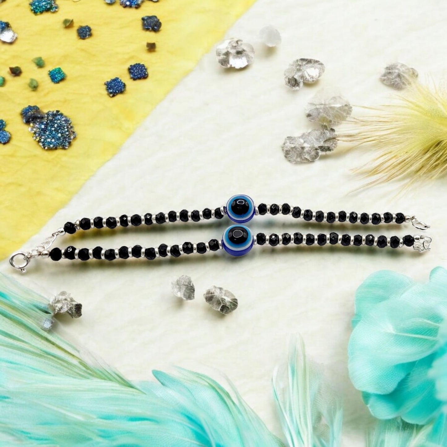 Evil Eye Essence Black Bead Infants Nazariya