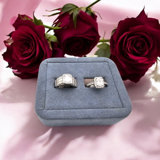 SILBER WEDDING COUPLE RING