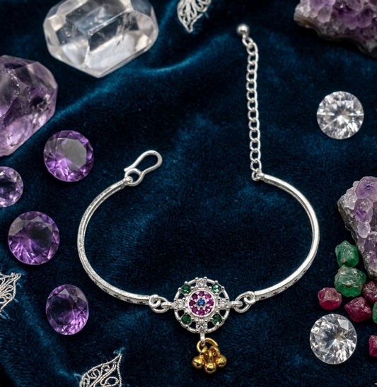 Tiny Treasures Silver Baby Shower Rakhi