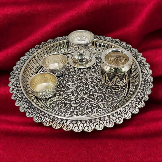 Antique Aura Pooja Thali Set