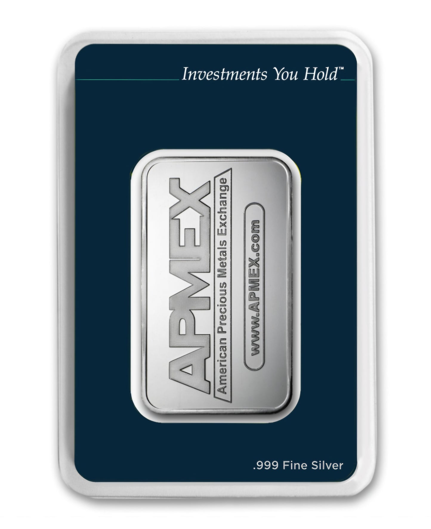 5 Troy Ounces Silver APMEX Bar With TEP Packaging