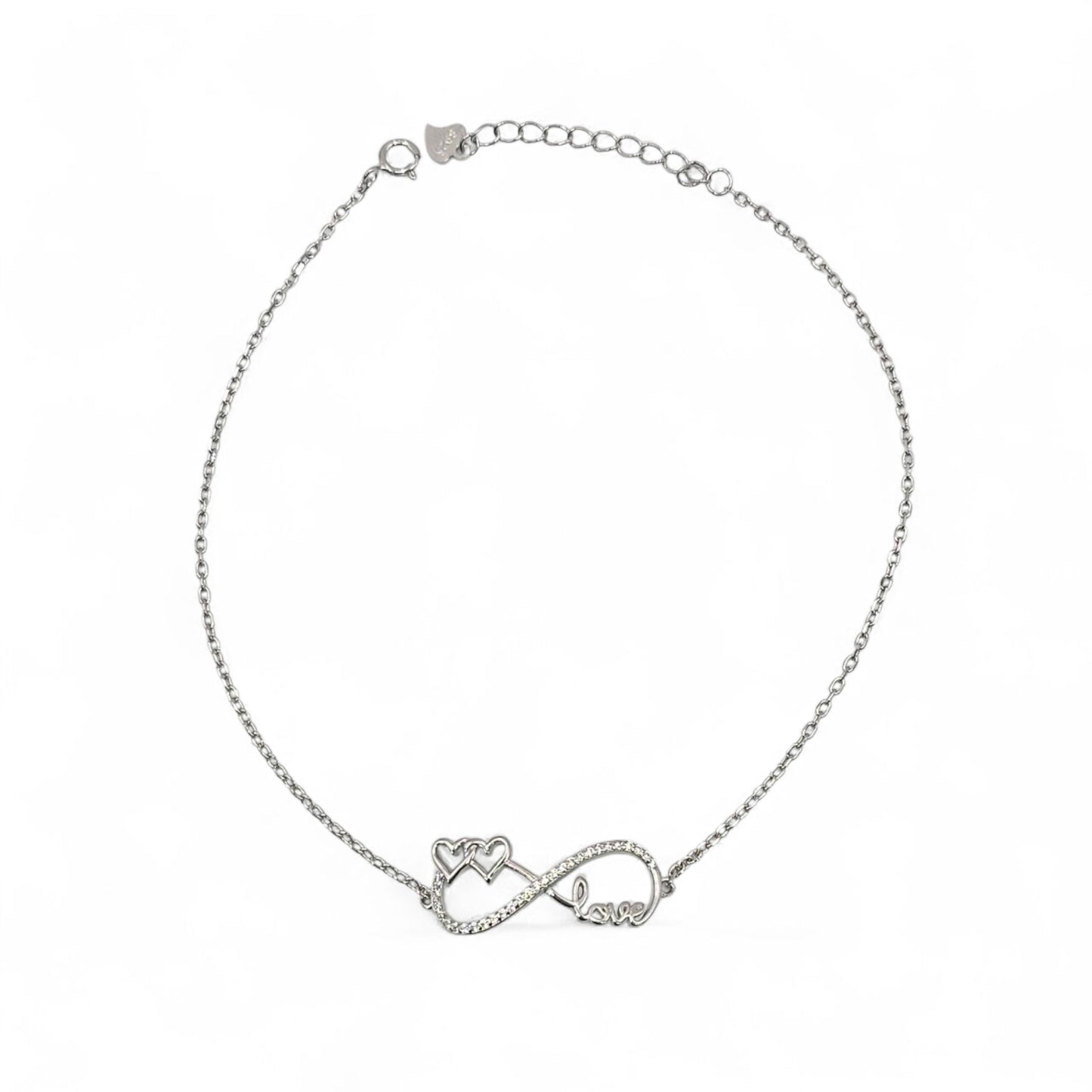 Amor Infinity 925 Silver Imported Anklets