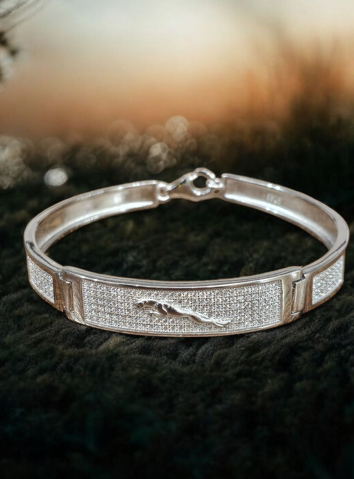 Silver Panther Prestige Men's Bracelet