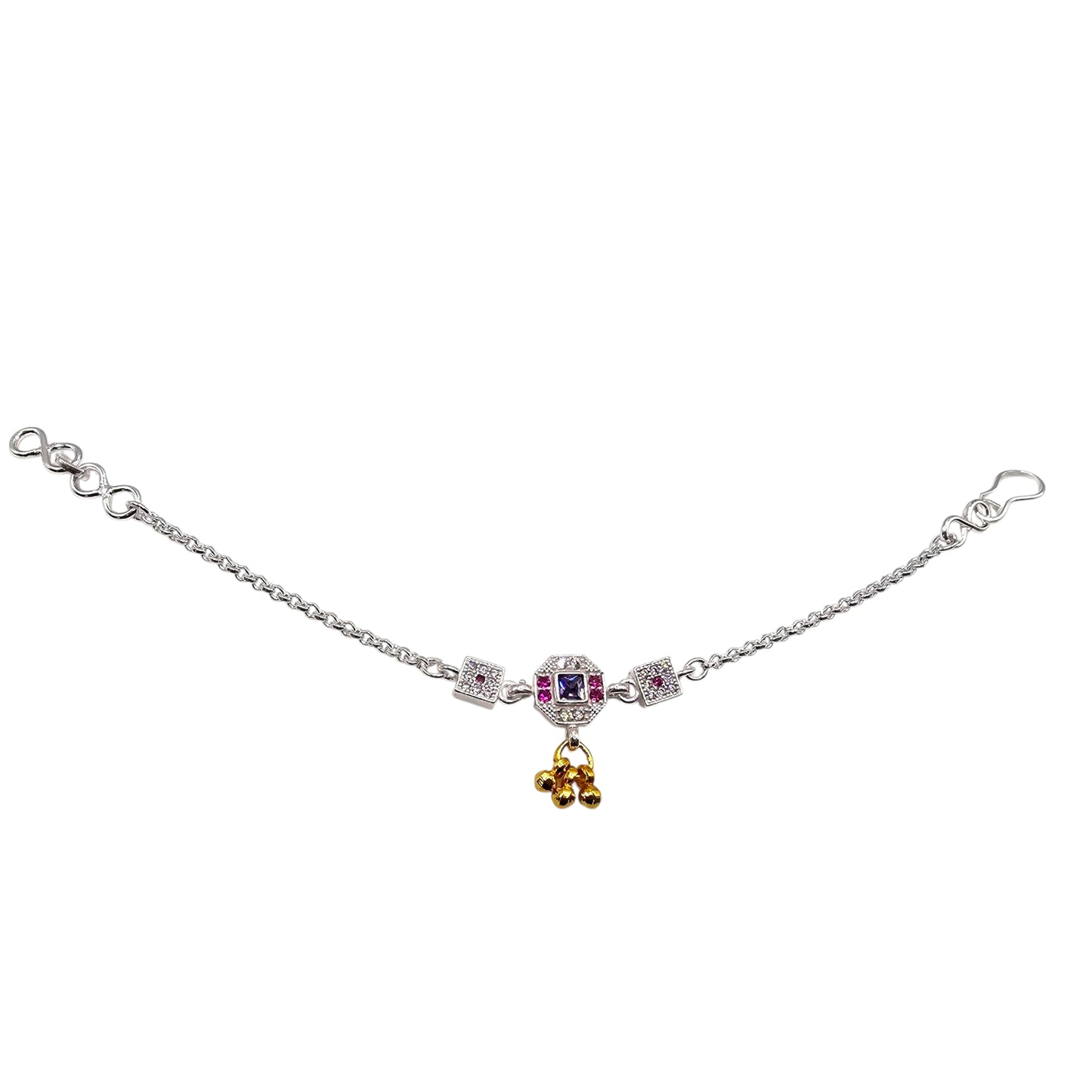 Blessed Beginnings Silver Baby Shower Rakhi