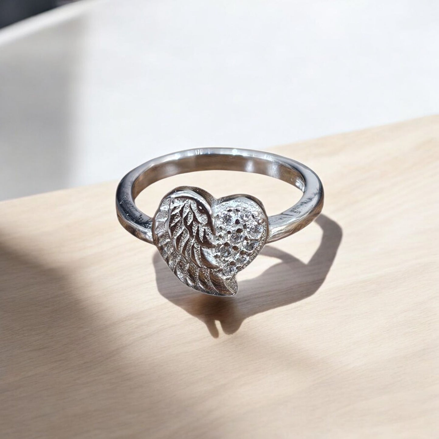Wings Of Love 925 Silver Kids Ring