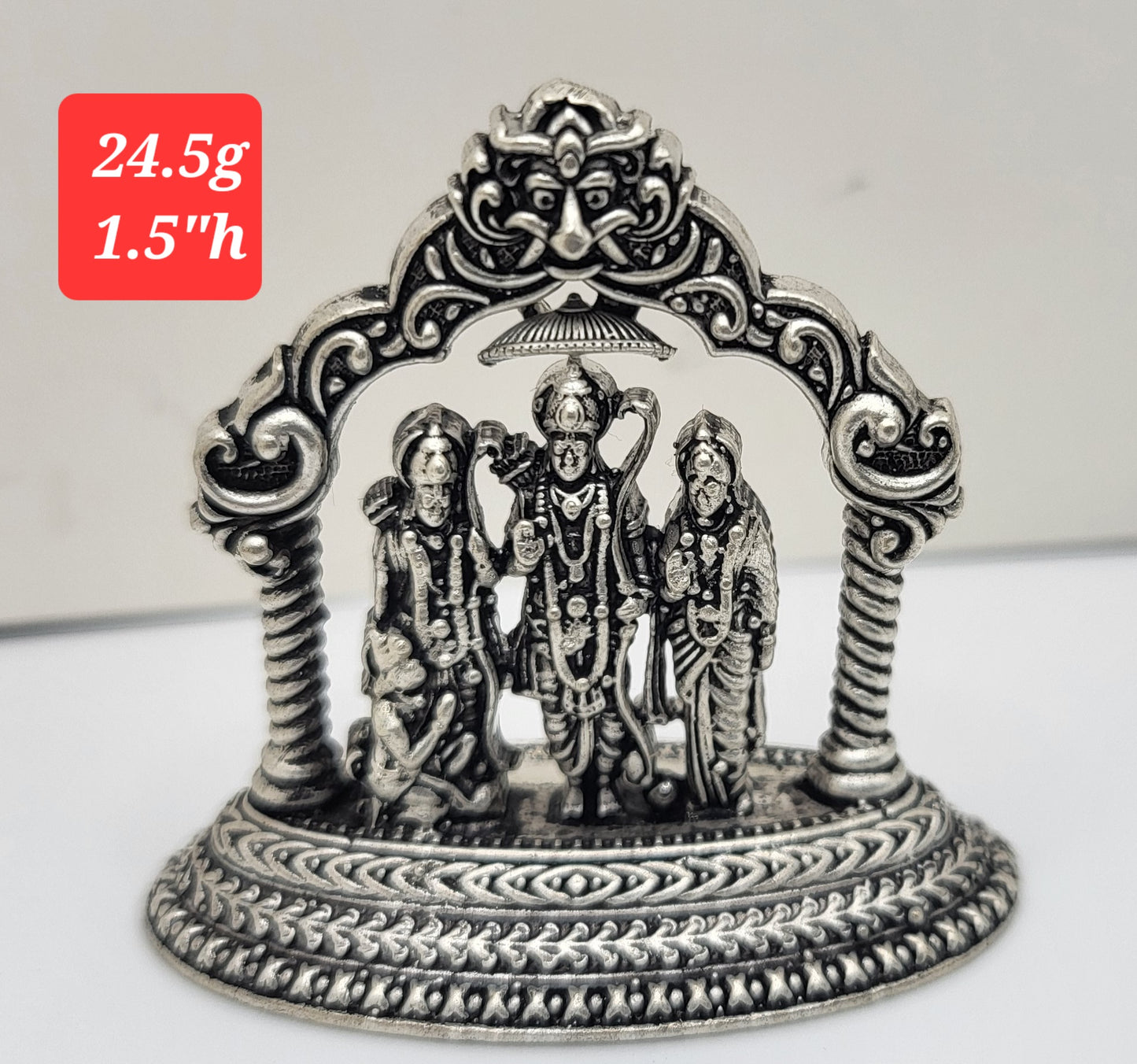 Ram parivar in  silver