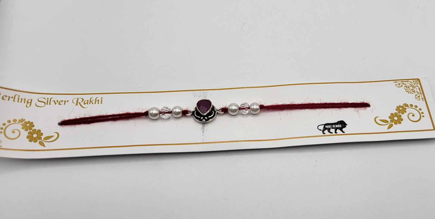 Silver Rakhi