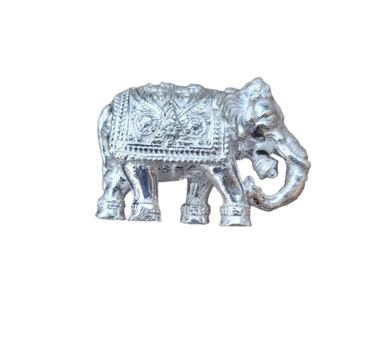Silver Down Trunk Elephant