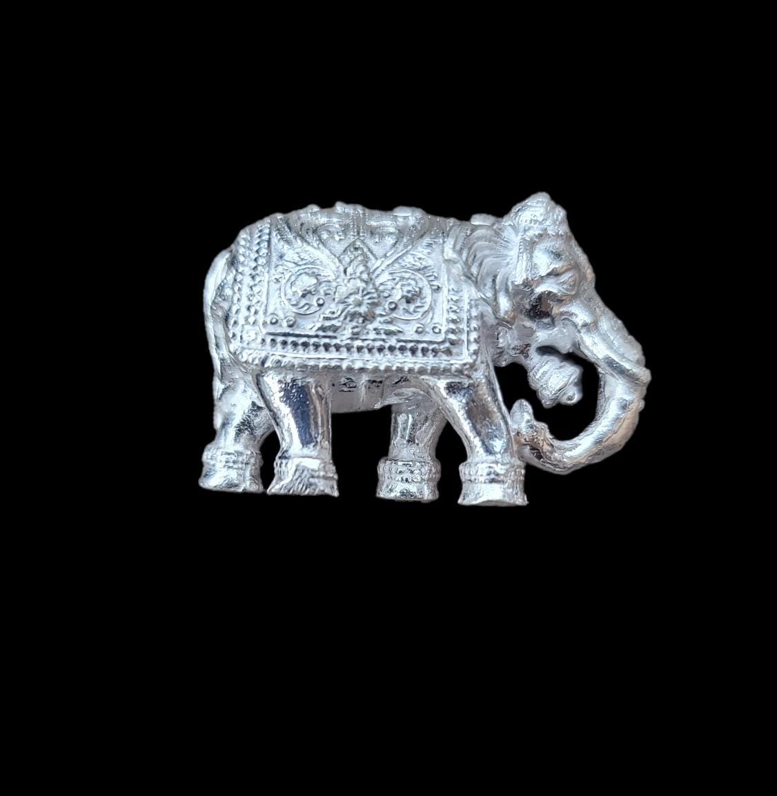 Silver Down Trunk Elephant