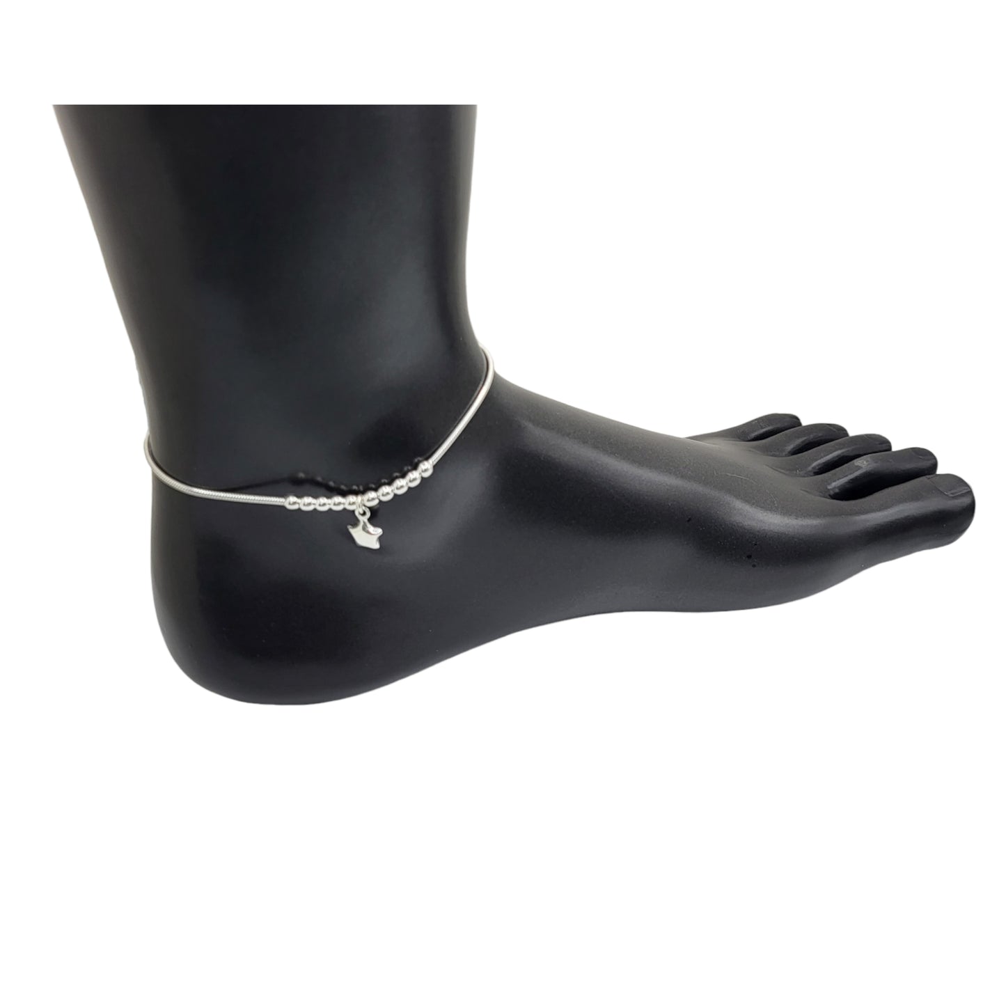 Silver anklets