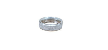 Matte Finish Modern Style Unisex Silver Ring