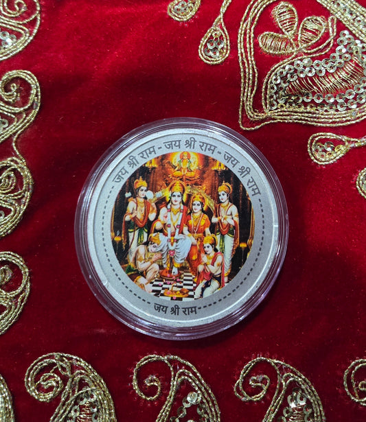 Ram Parivaar Silver Coin