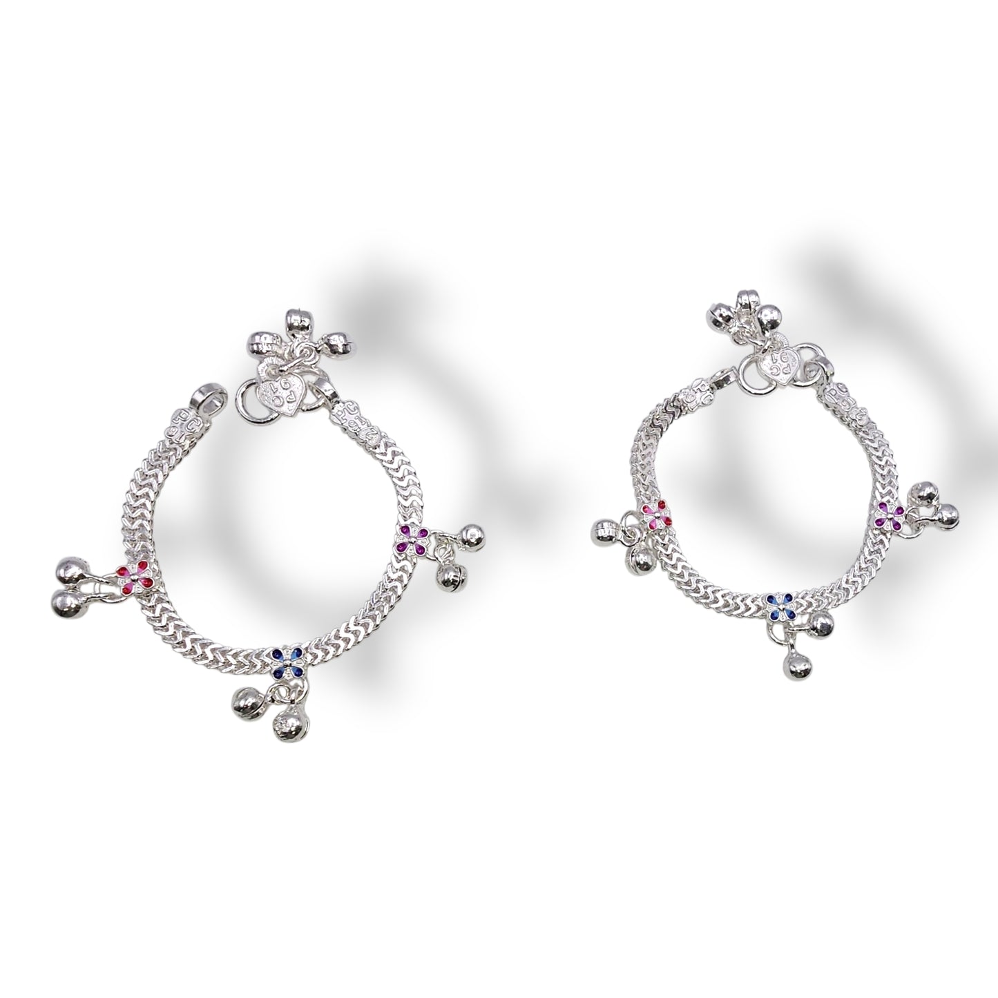 Little Petal 925 Silver Kids Anklets