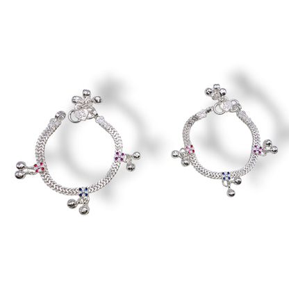 Little Petal 925 Silver Kids Anklets