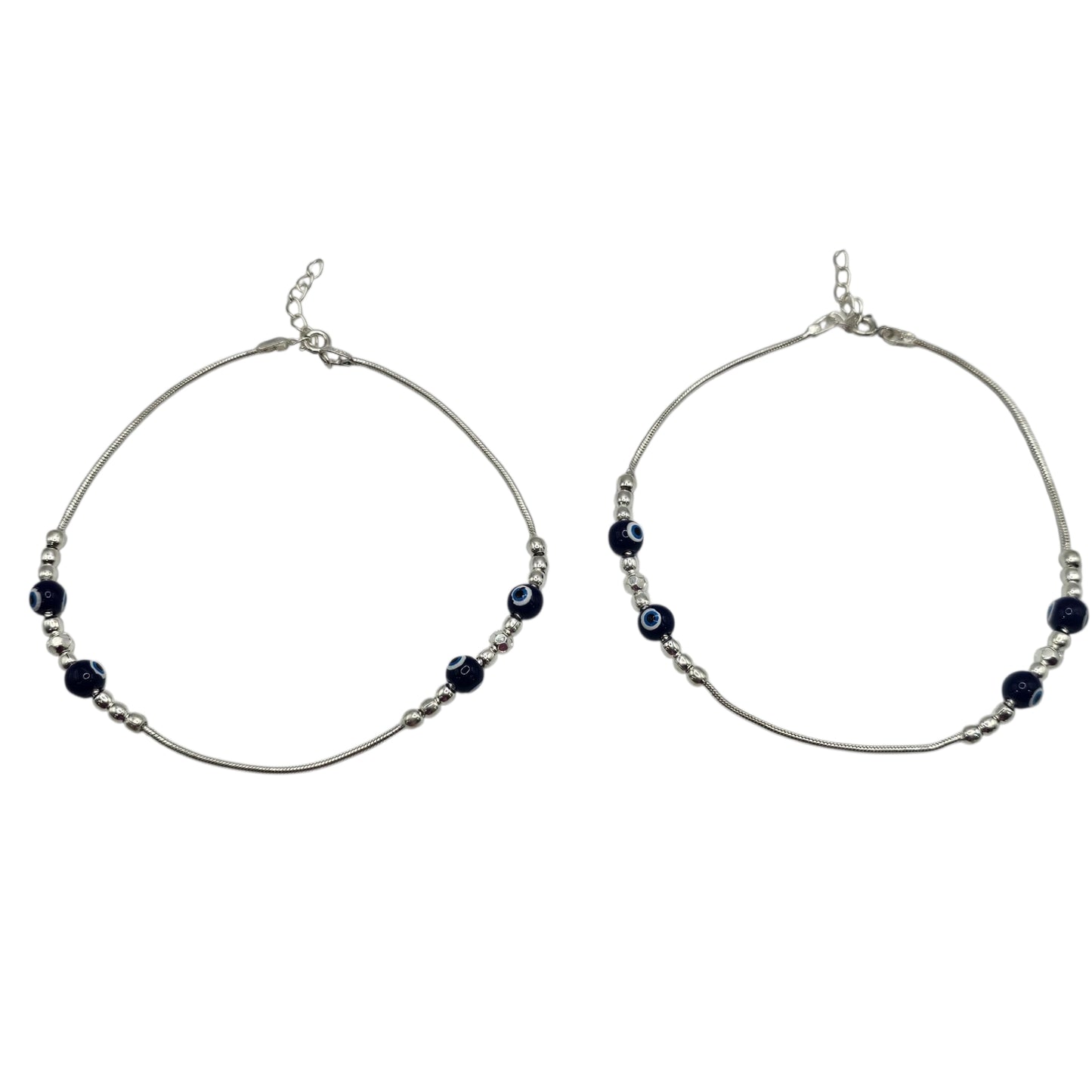 Azure Charm Imported Anklets