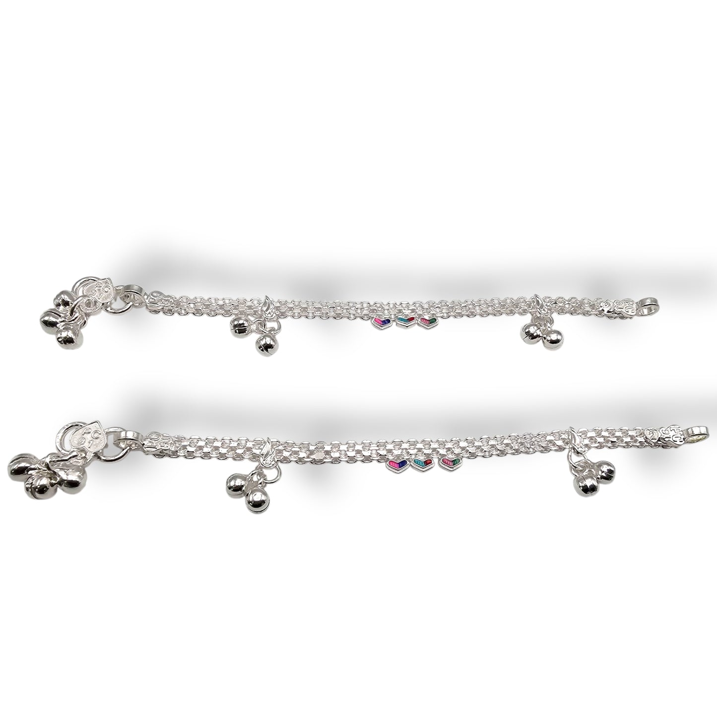 Pure 925 Silver Jingle Bell Baby Payal/ Kids Anklets