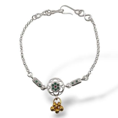 Rajrani Sutra Silver Baby Shower Rakhi