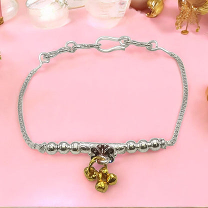 Phool Sparsha Silver Baby Shower Rakhi