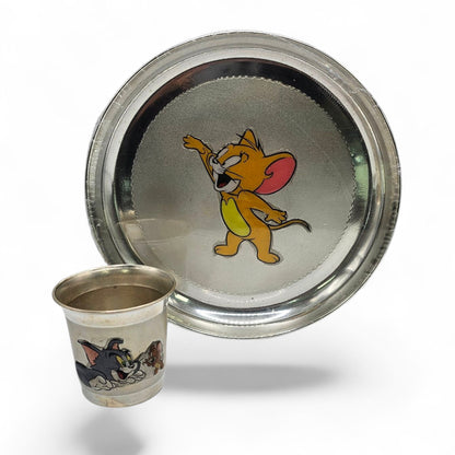 Silver Kids Tom & Jerry Dining Set