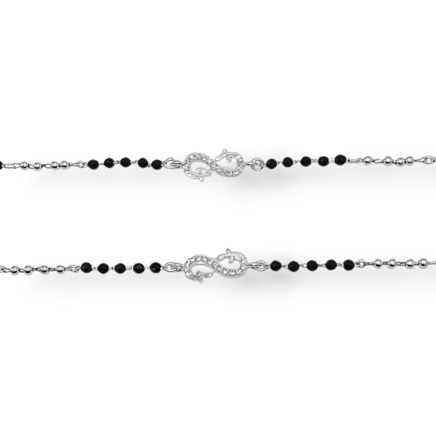 The Mystic Infinity 925 Silver Young Adults Anklets