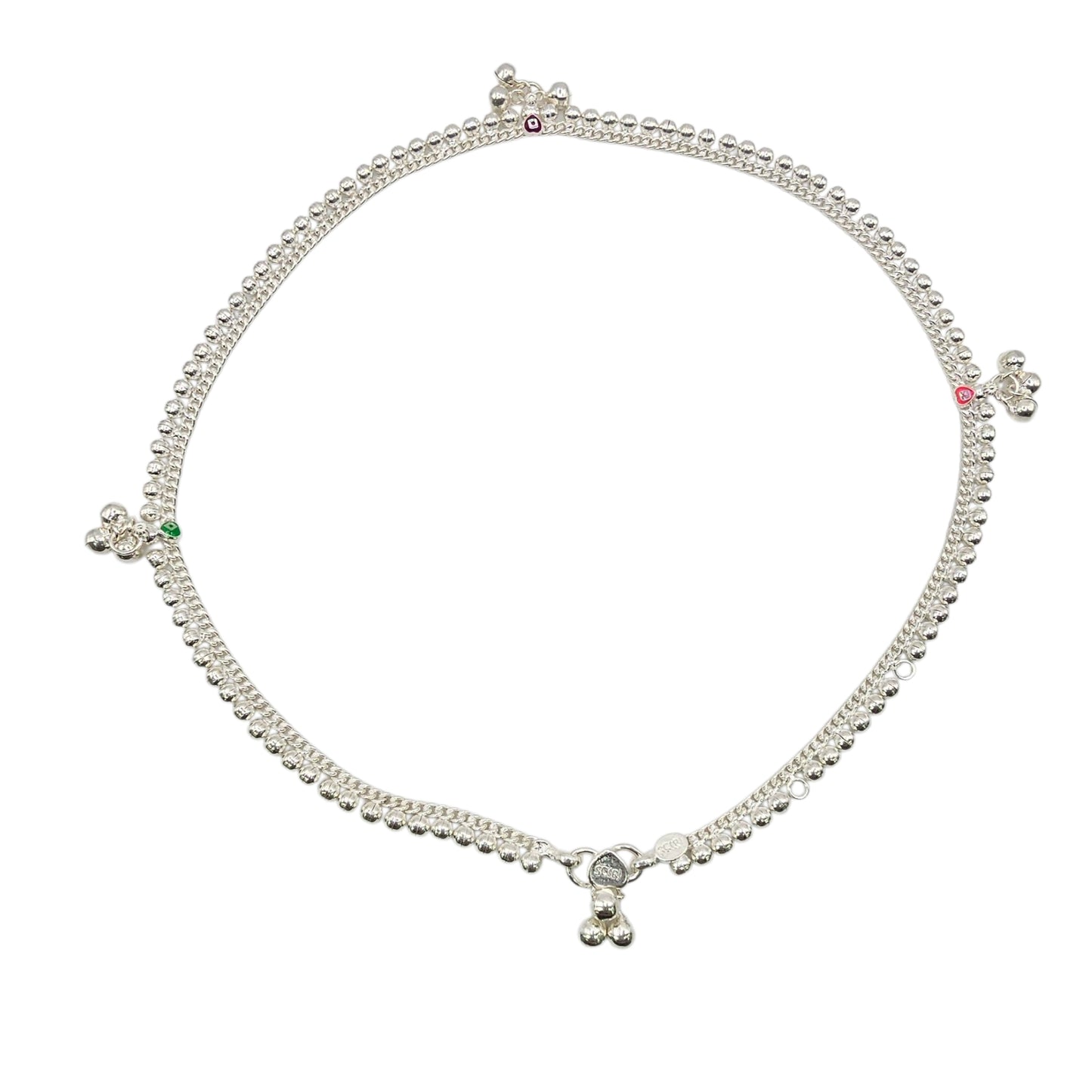 Tiny Tinkles Silver Kids Kamarbandh/ Kids Waistbelt