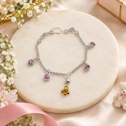 Pink Charm Baby Shower Rakhi