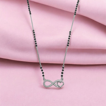 Forever Knot Silver Mangalsutra